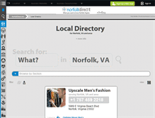 Tablet Screenshot of directory.norfolkdirect.info