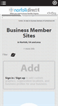 Mobile Screenshot of members.norfolkdirect.info